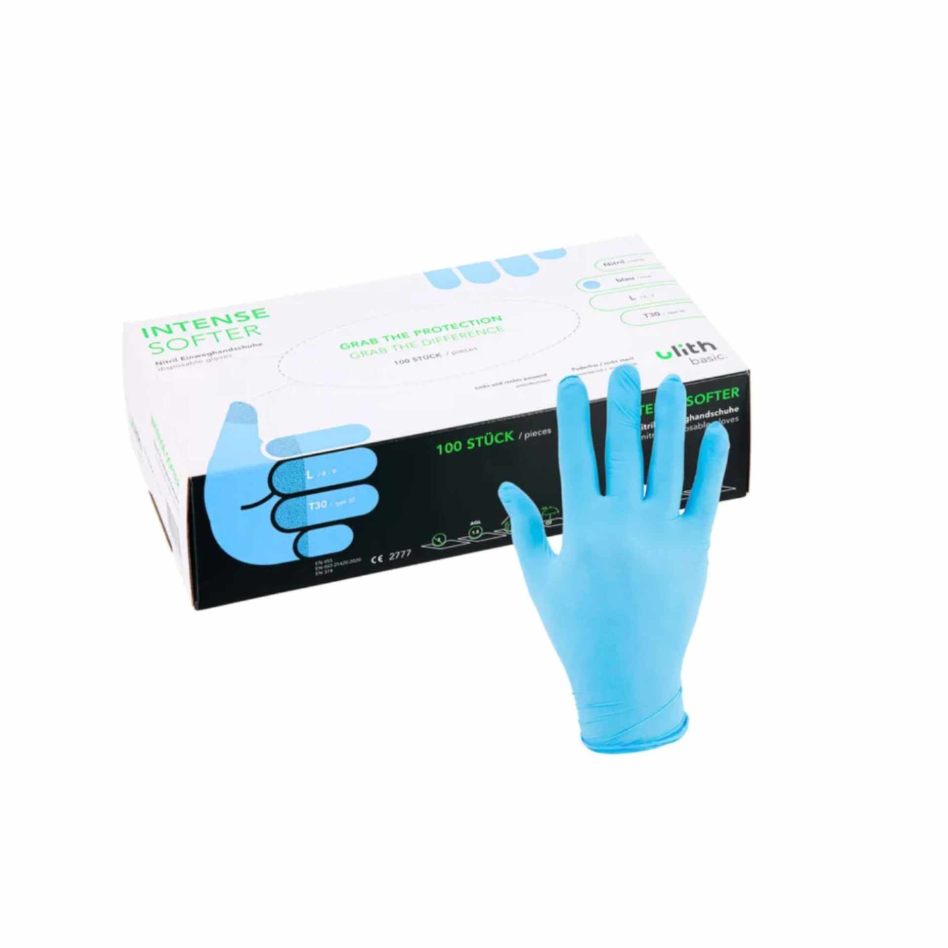 Ulith Nitril Handschuhe blau Ulith Nitril Handschuhe blau